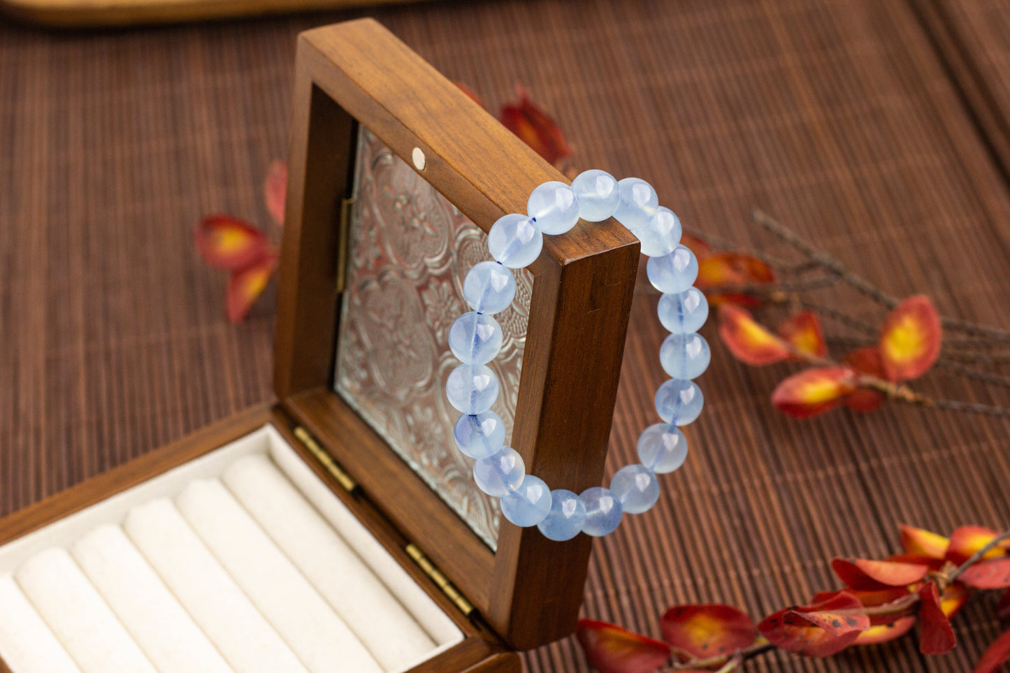 <You's jewelry>Exclusive customized aquamarine bracelet（10+）