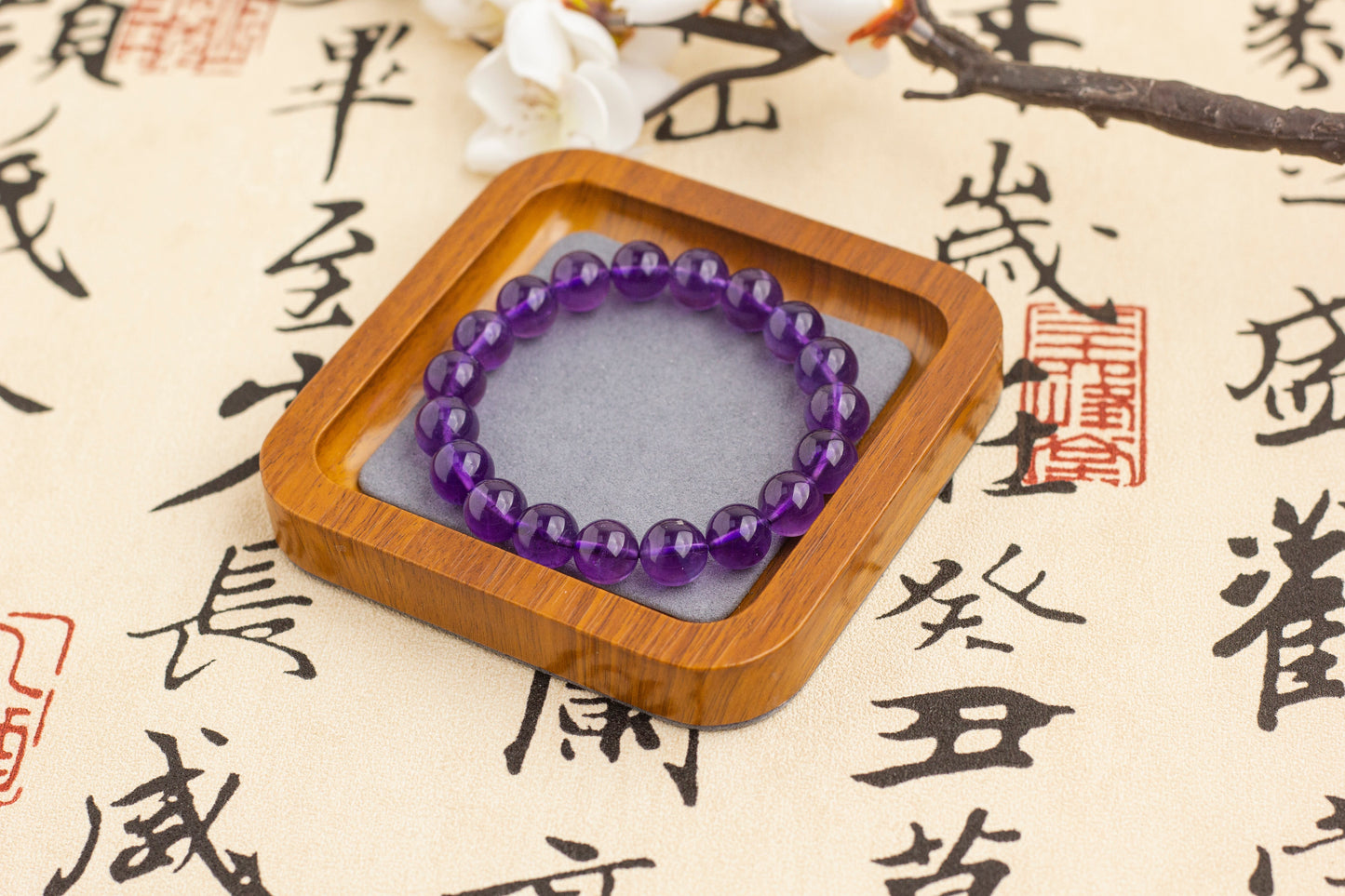 <You's jewelry>Exclusive customized amethyst bracelet（10+）