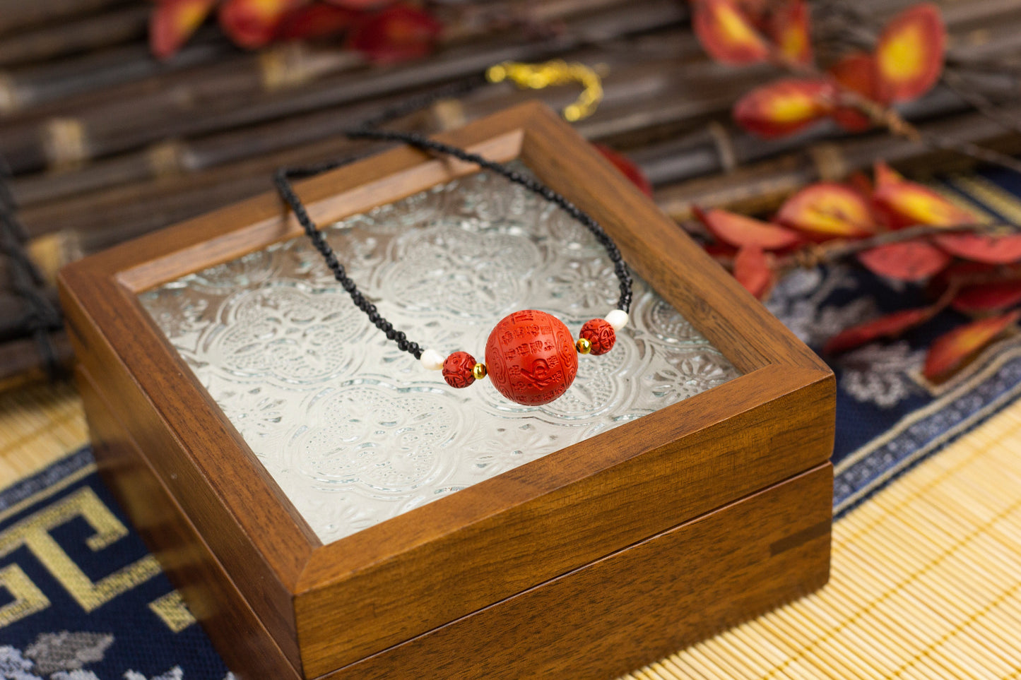 <You's jewelry>Exclusive customized cinnabar necklace