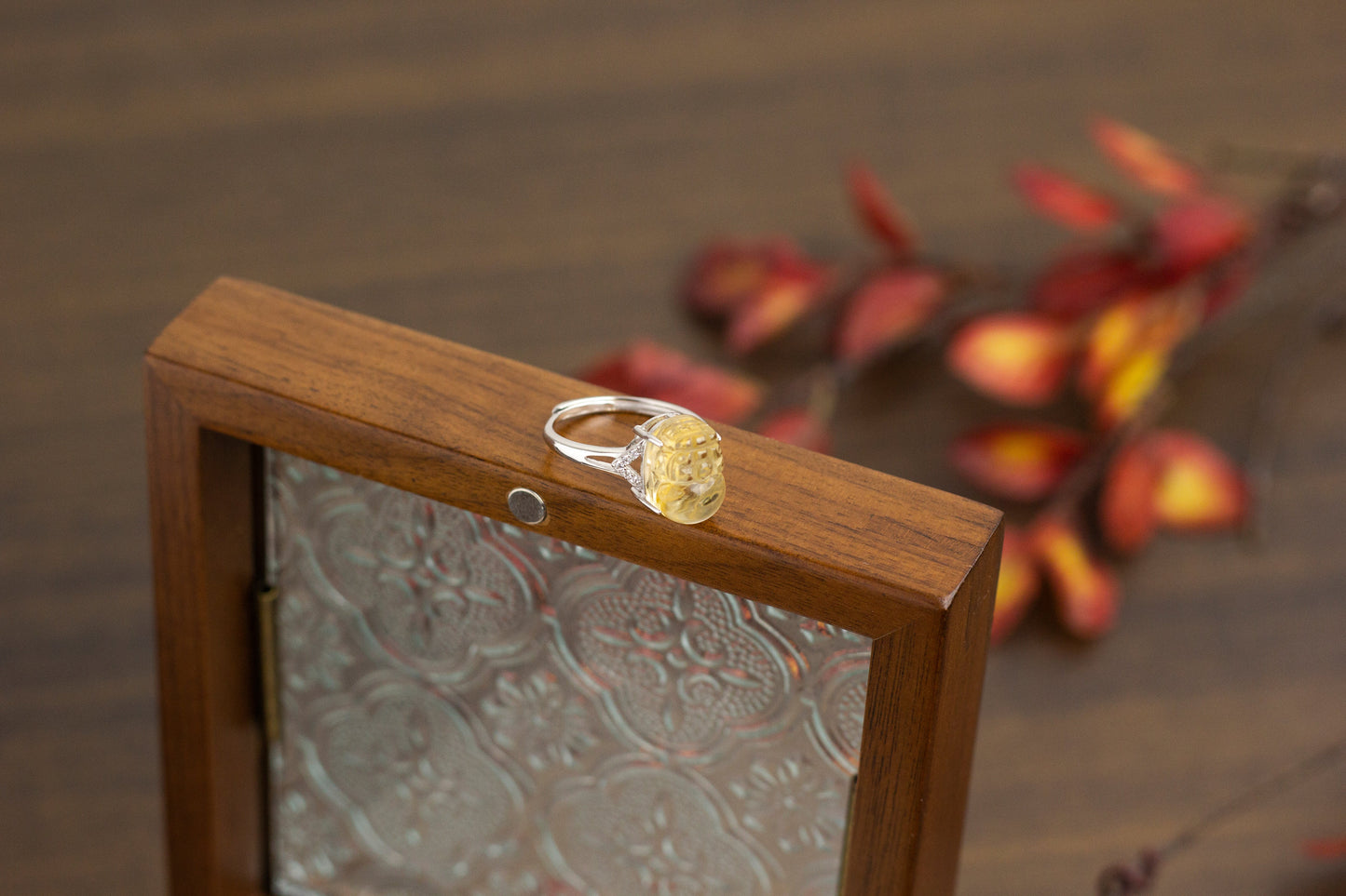 <You's jewelry>Exclusive customized citrine Pixiu ring