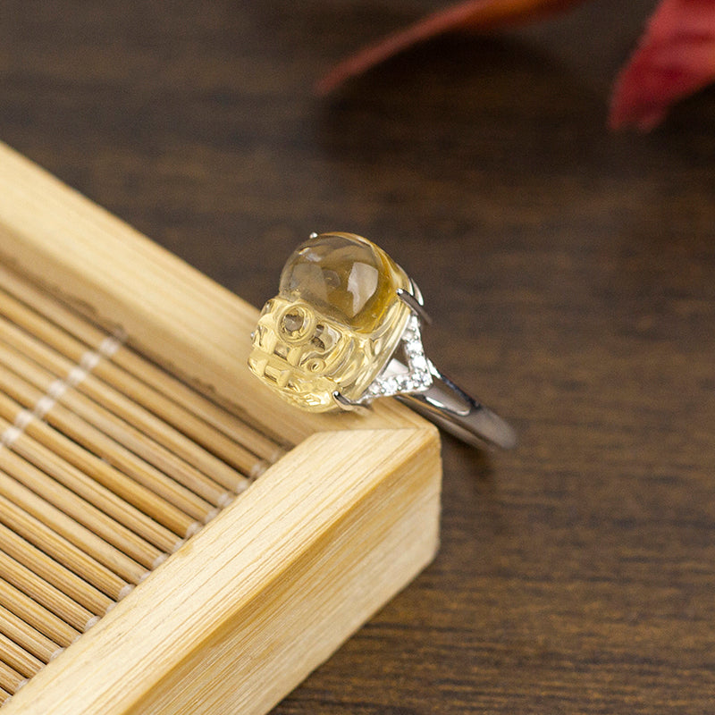 <You's jewelry>Exclusive customized citrine Pixiu ring