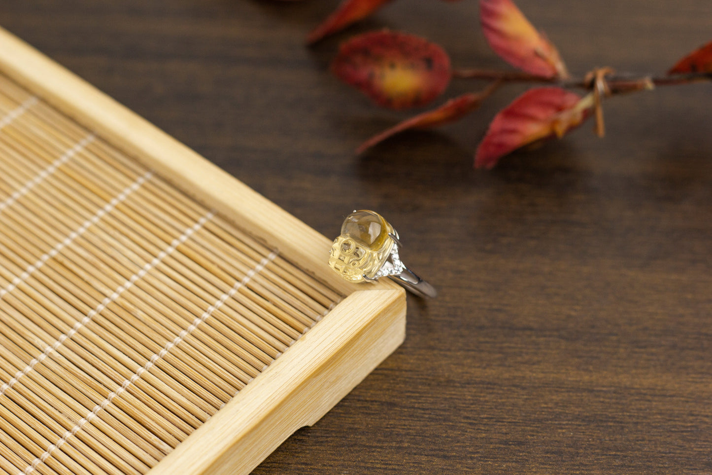 <You's jewelry>Exclusive customized citrine Pixiu ring