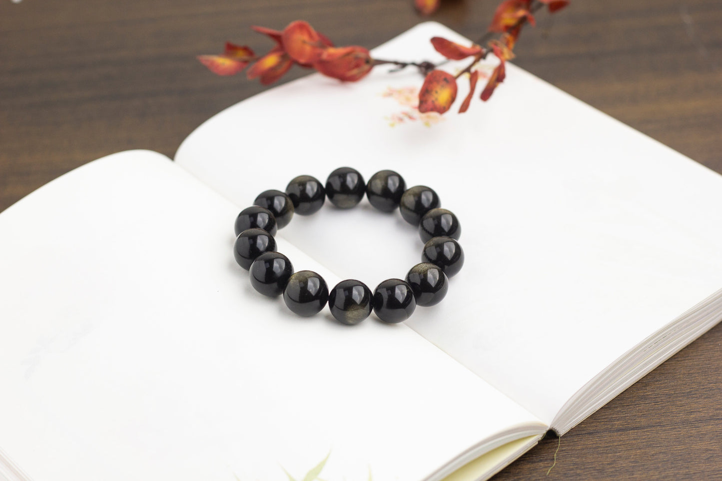 <You's jewelry>Exclusive customized obsidian bracelet（15+）