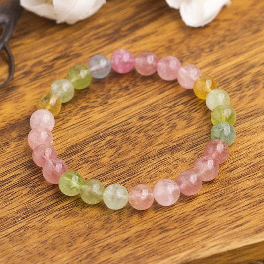 <You's jewelry>Exclusive customized macaron tourmaline bracelet（7+）