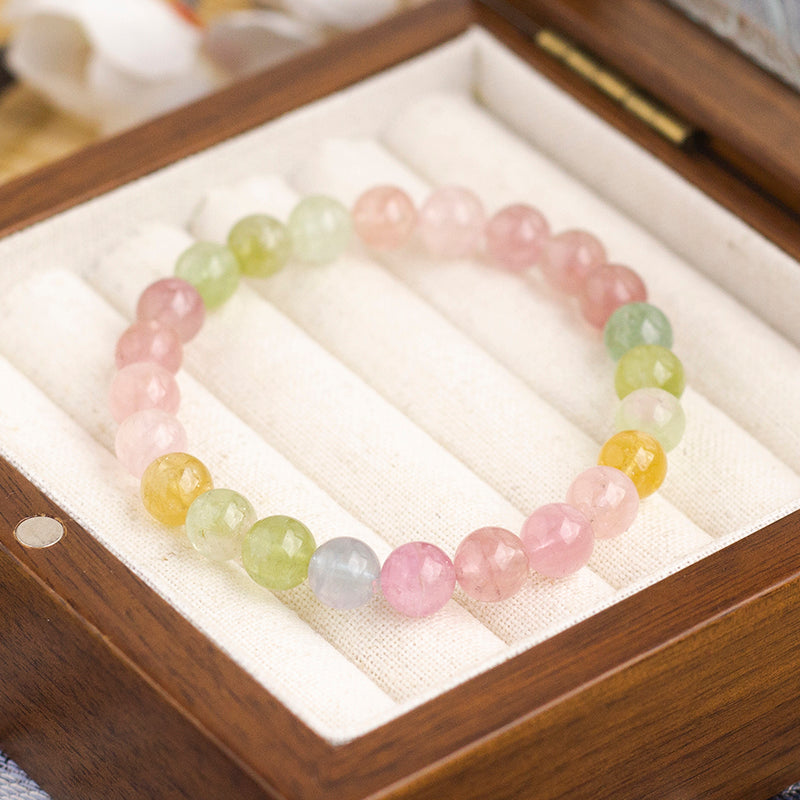 <You's jewelry>Exclusive customized macaron tourmaline bracelet（7+）