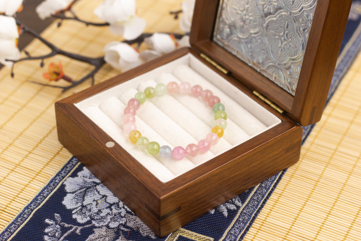 <You's jewelry>Exclusive customized macaron tourmaline bracelet（7+）