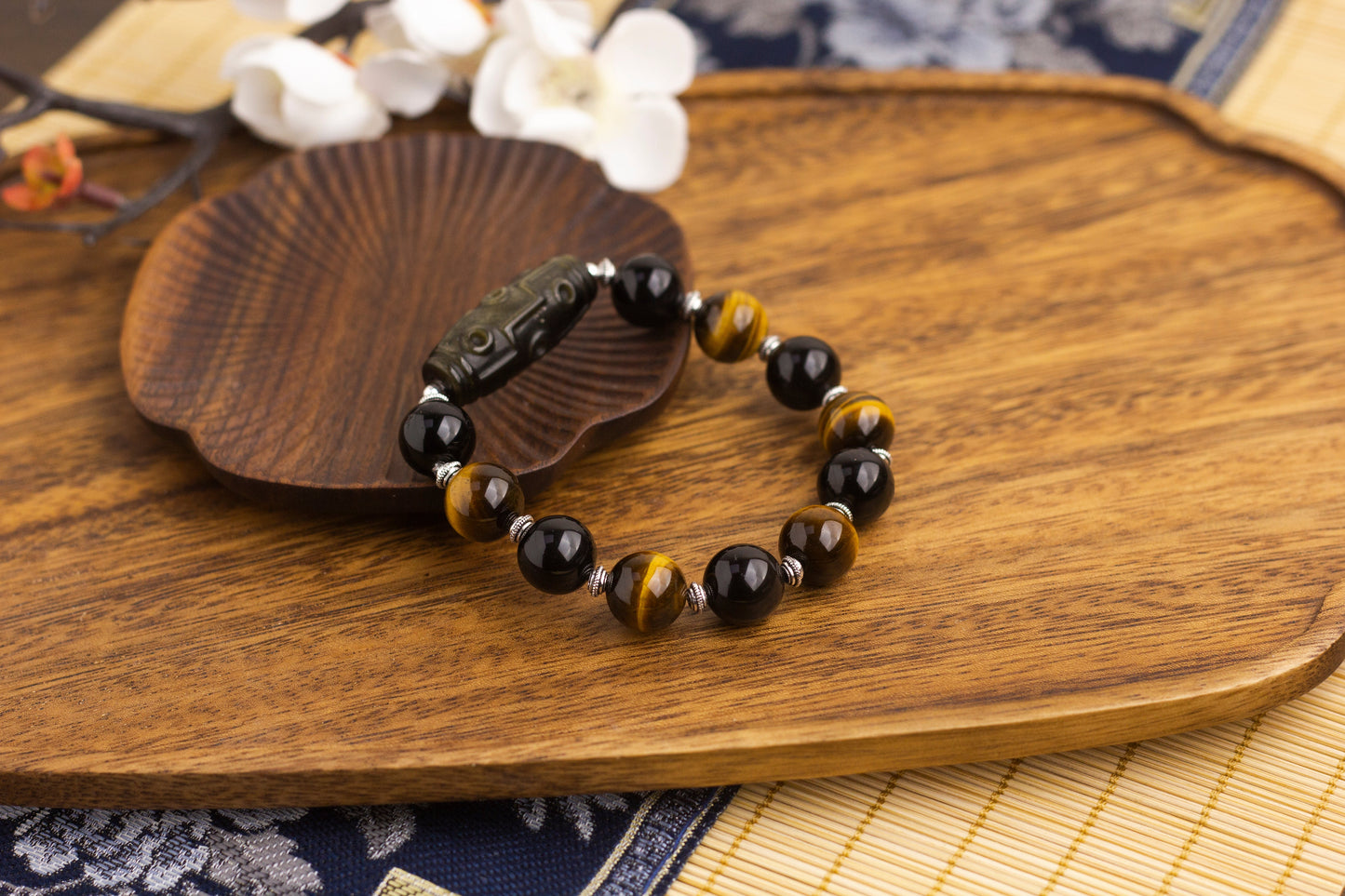 <You's jewelry>Exclusive customized tiger eye stone bracelet