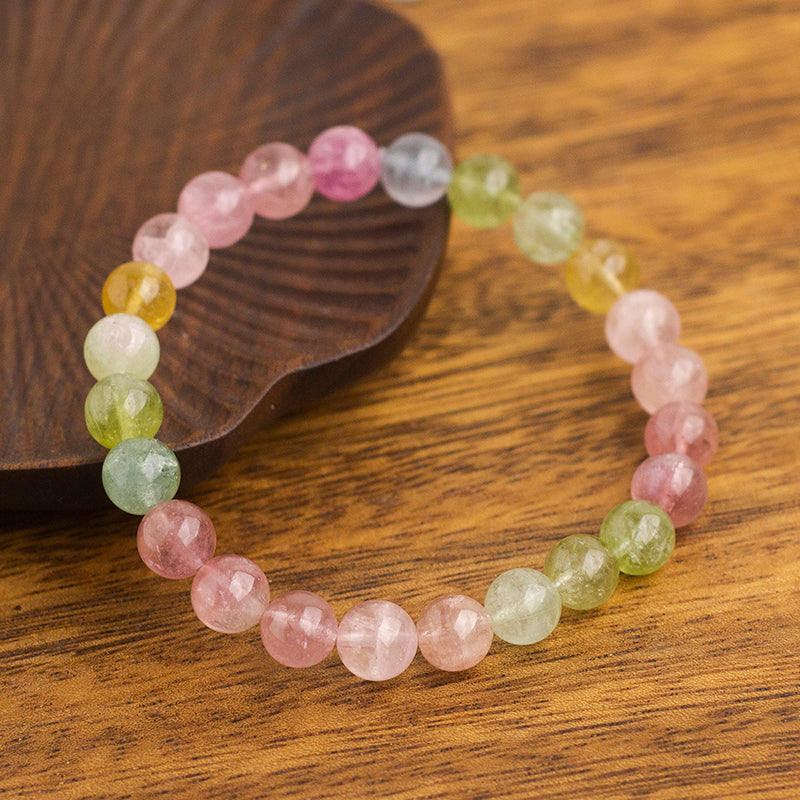 <You's jewelry>Exclusive customized macaron tourmaline bracelet（7+）