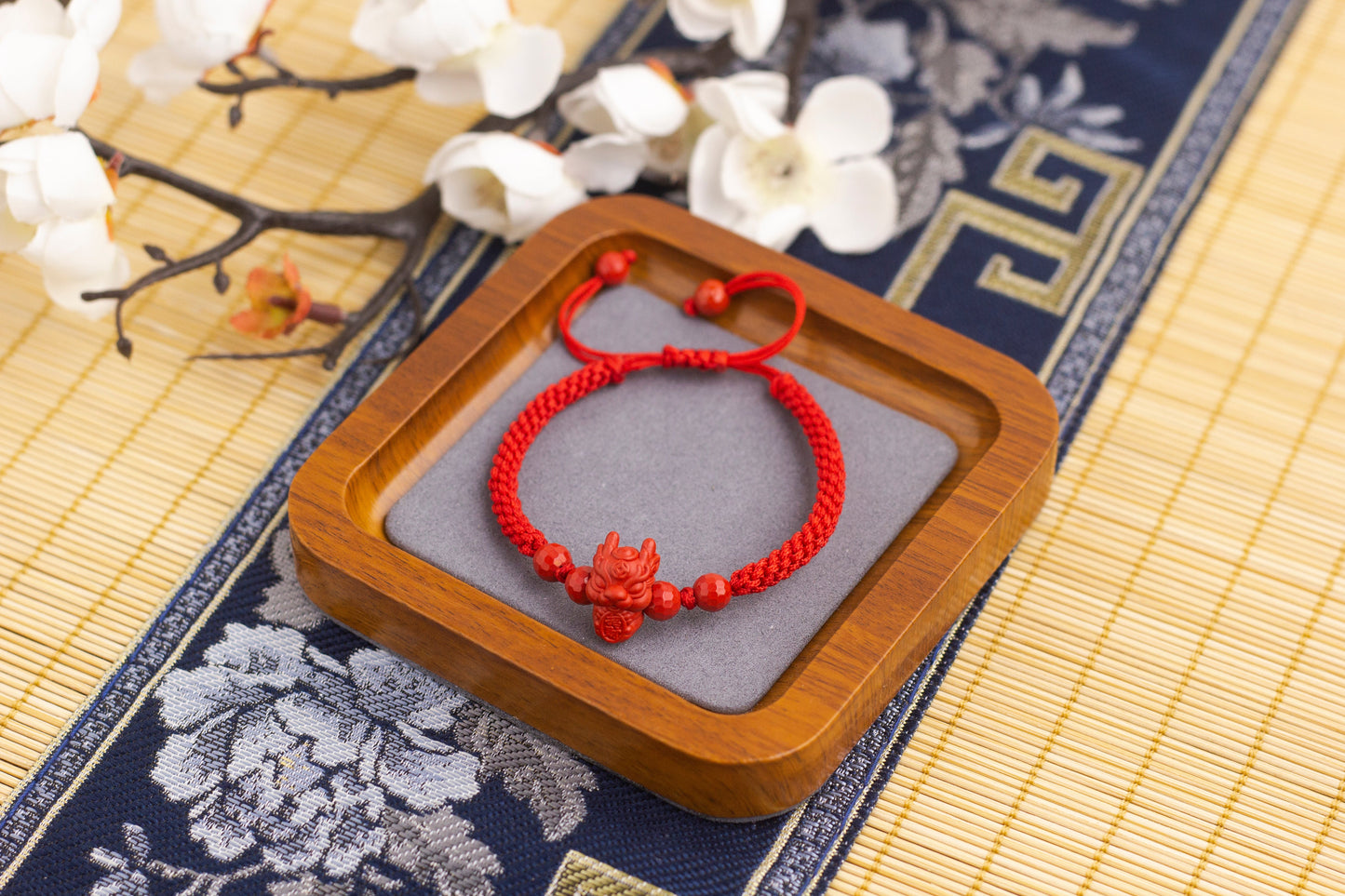 <You's jewelry>Exclusive customized cinnabar bracelet