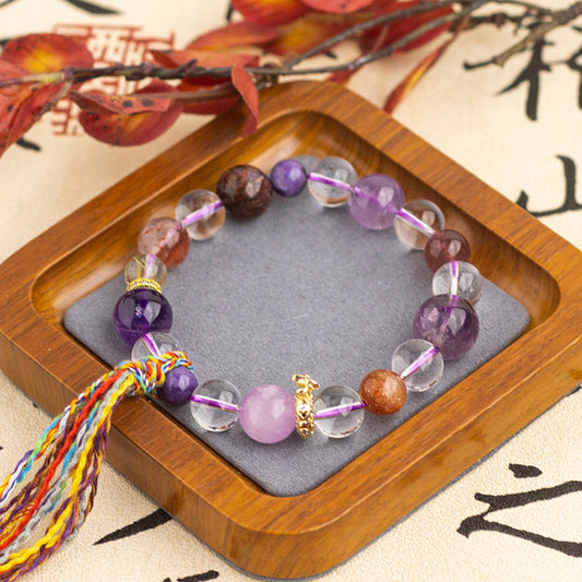 <You's jewelry>Exclusively customized Nine Purple Fire Bracelet