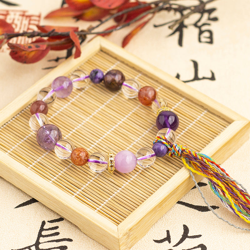 <You's jewelry>Exclusively customized Nine Purple Fire Bracelet