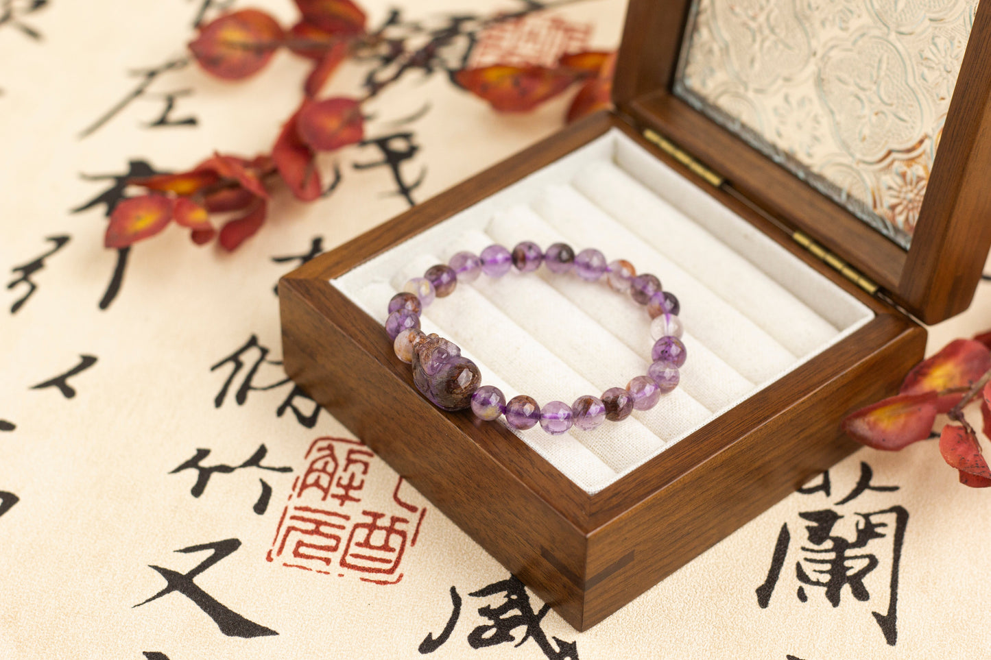 <You's jewelry>Exclusive customized purple ghost Pixiu bracelet（7+）