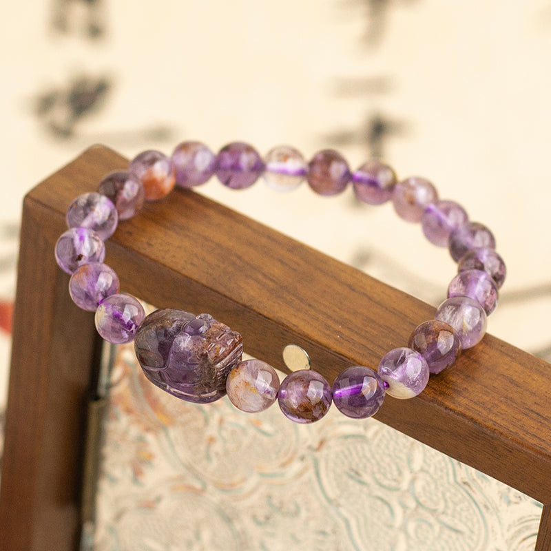 <You's jewelry>Exclusive customized purple ghost Pixiu bracelet（7+）