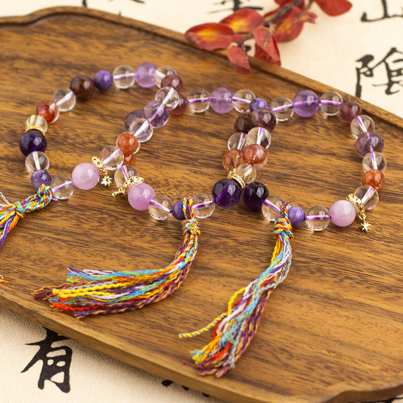 <You's jewelry>Exclusively customized Nine Purple Fire Bracelet