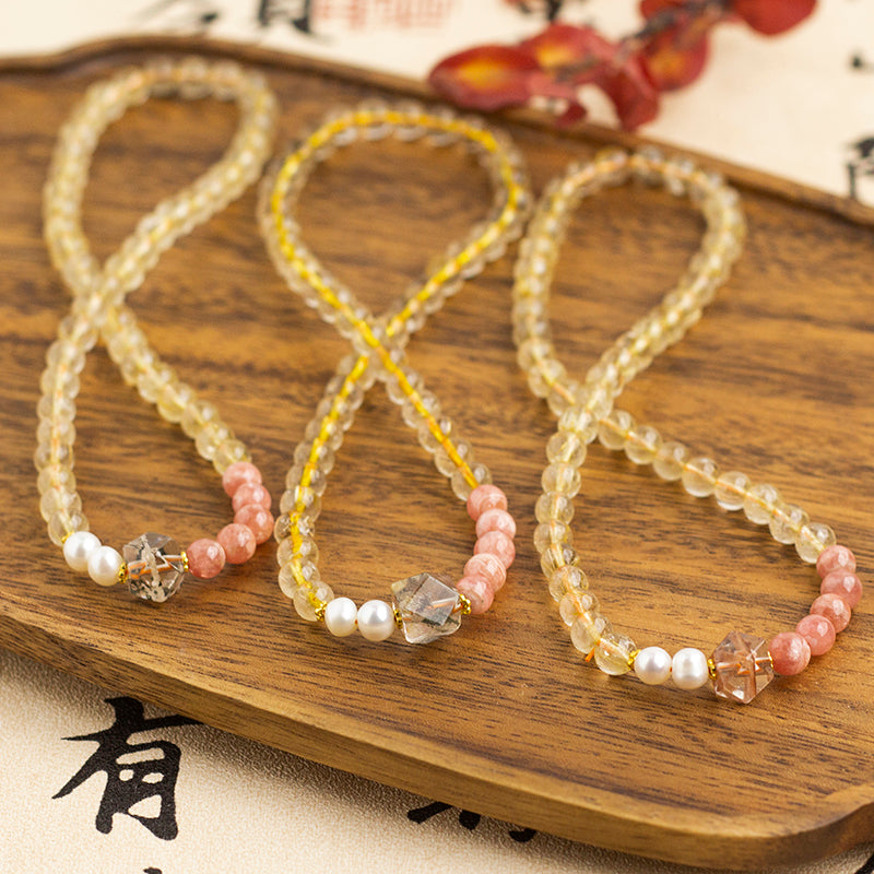 <You's jewelry>Exclusive customized Gold Titanium crystalbracelet