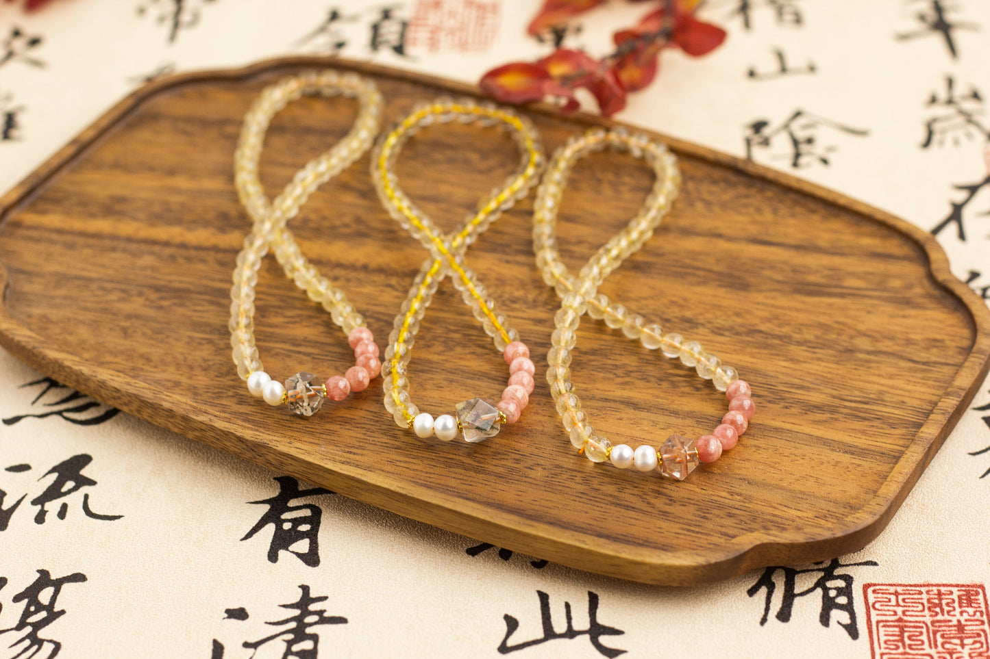 <You's jewelry>Exclusive customized Gold Titanium crystalbracelet