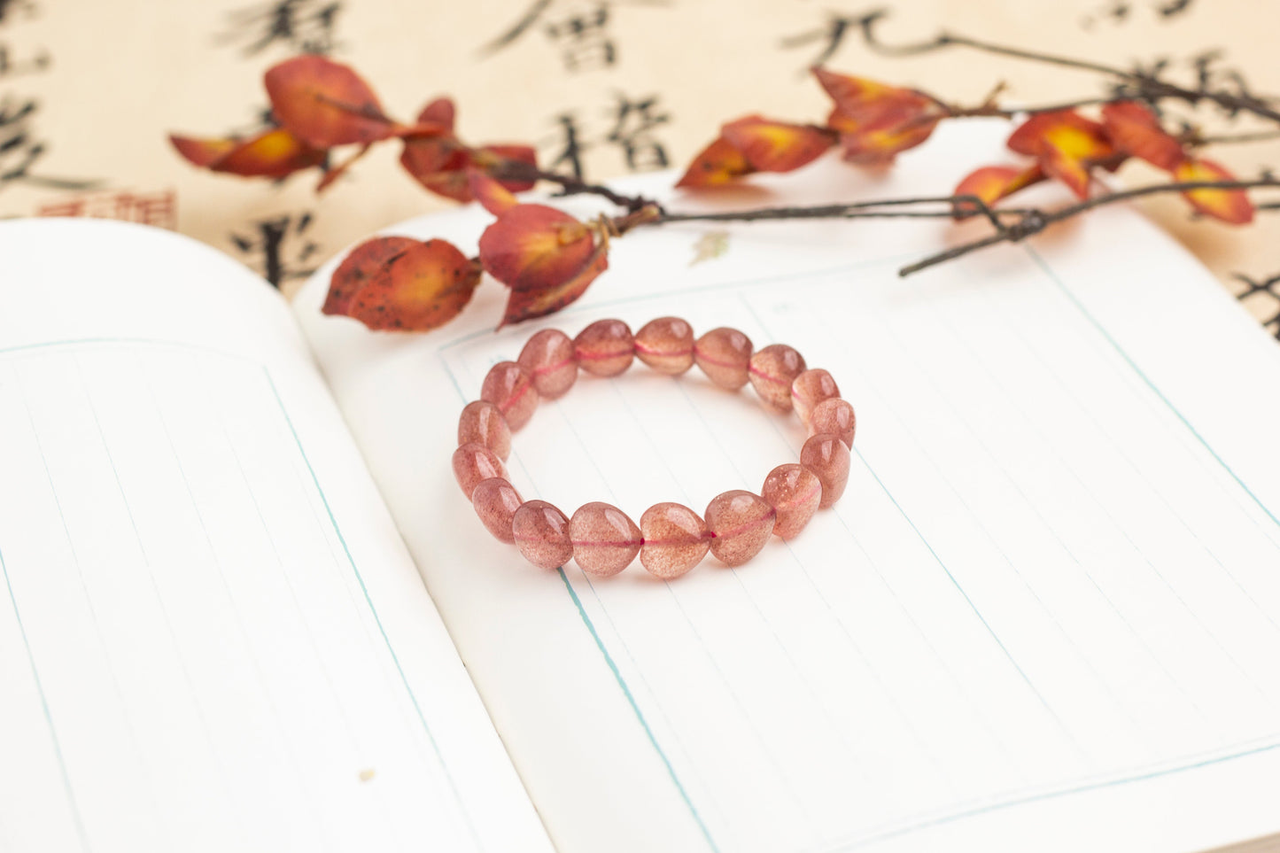 <You's jewelry>Exclusive customized strawberry crystal love bracelet