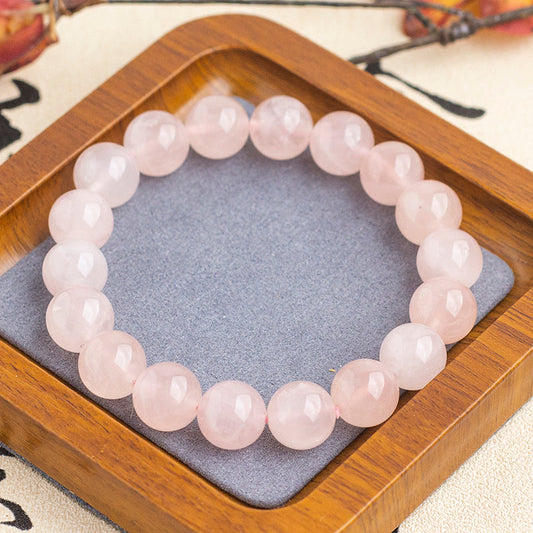 <You's jewelry>Exclusive customized Rose Quartz  bracelet (11+)