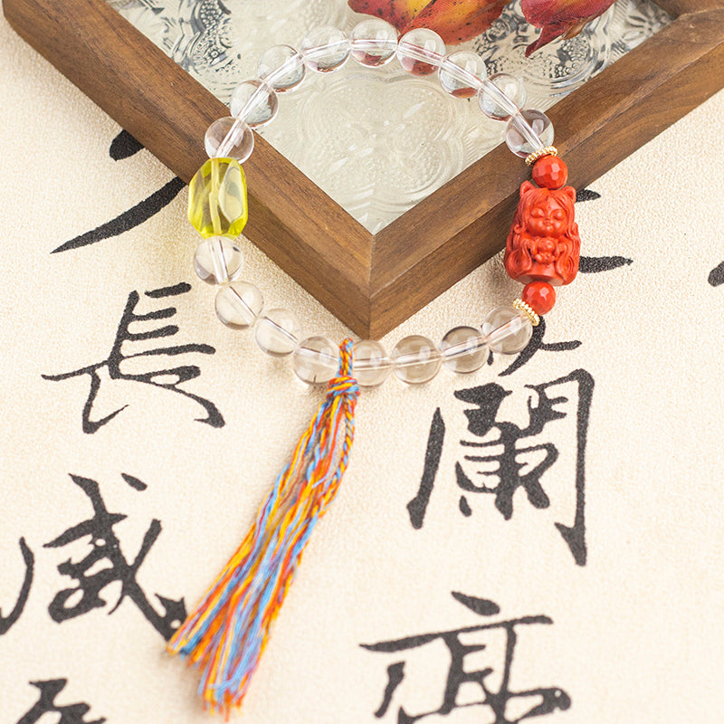 <You's jewelry>Exclusive customized Clear Quartz bracelet