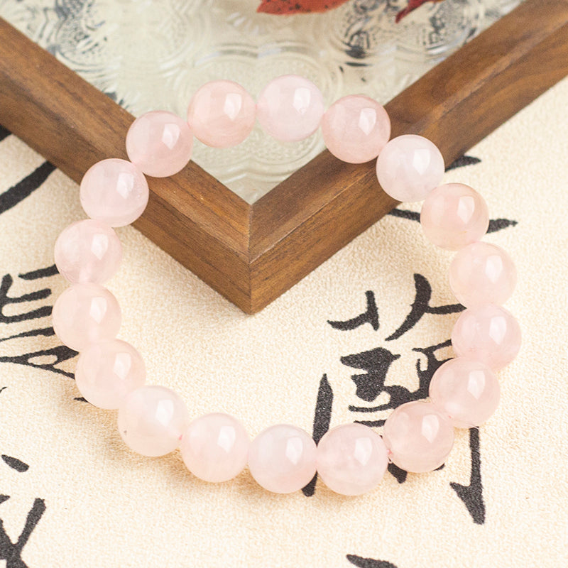 <You's jewelry>Exclusive customized Rose Quartz  bracelet (11+)