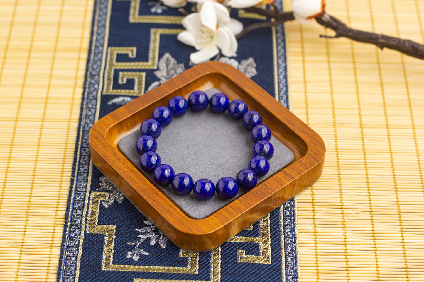 <You's jewelry>Exclusive customized lapis lazuli bracelet (11+)