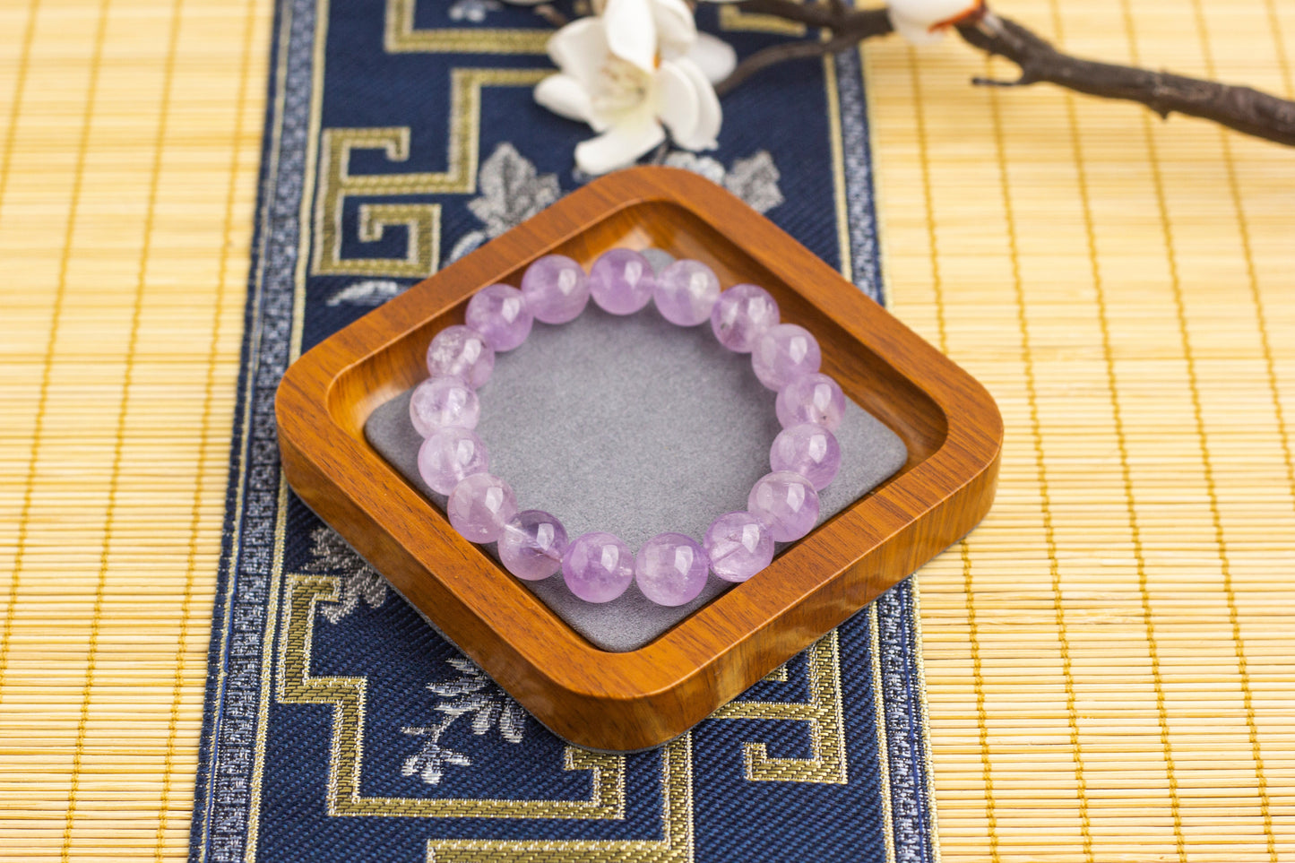 <You's jewelry>Exclusive customized lavender amethyst bracelet (12+)