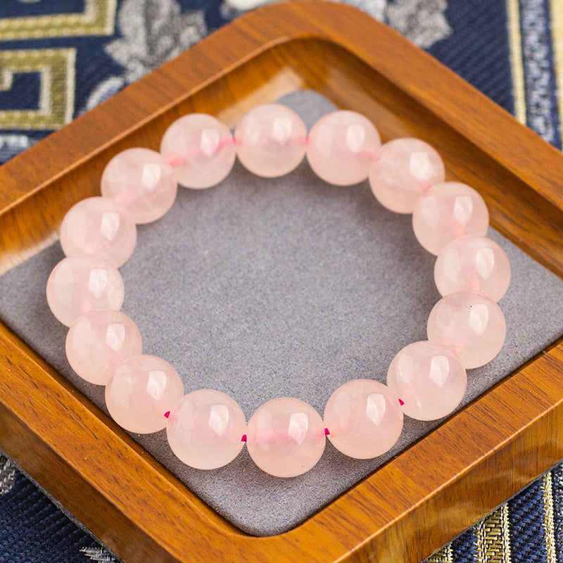 <You's jewelry>Exclusive customized Rose Quartz l bracelet (12+)