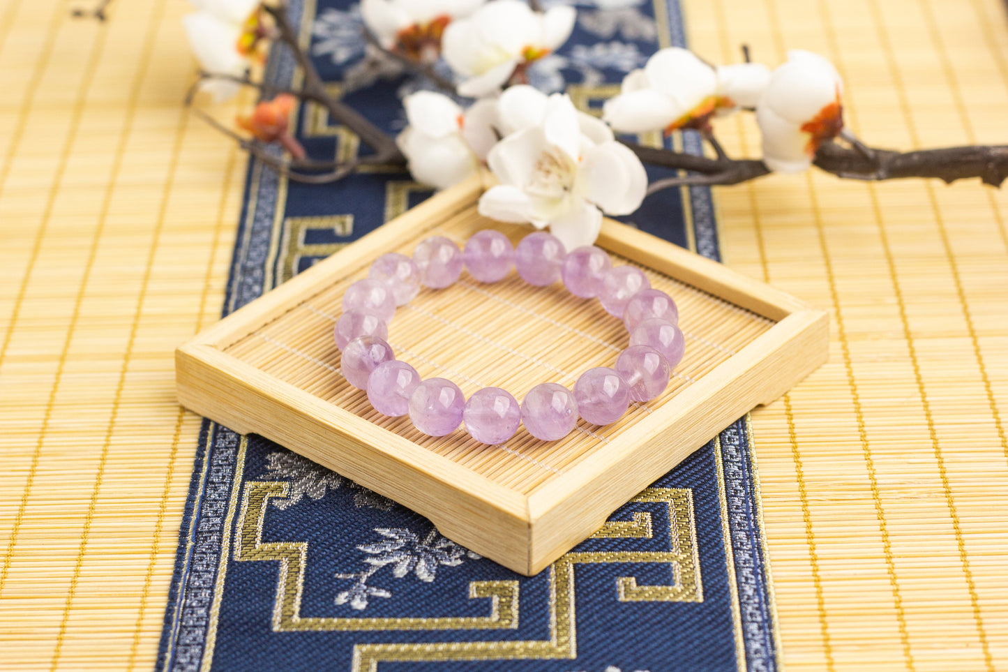 <You's jewelry>Exclusive customized lavender amethyst bracelet (12+)