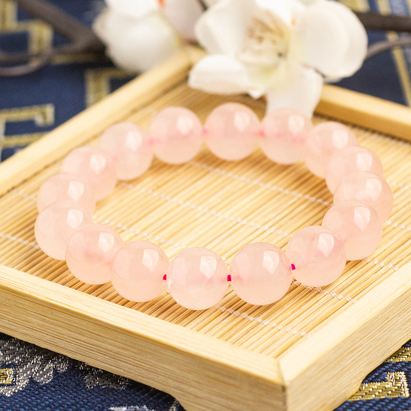 <You's jewelry>Exclusive customized Rose Quartz l bracelet (12+)