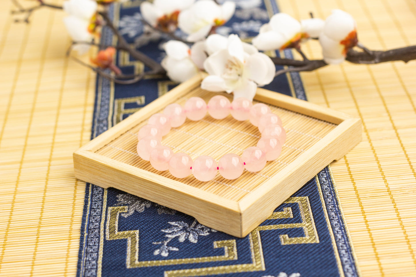 <You's jewelry>Exclusive customized Rose Quartz l bracelet (12+)