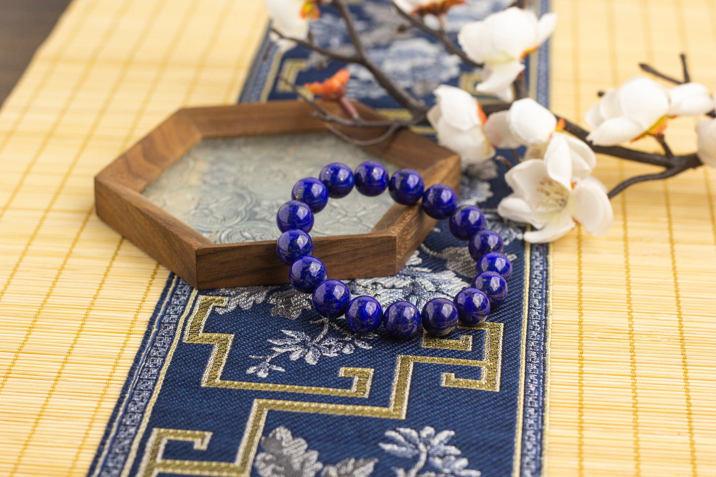 <You's jewelry>Exclusive customized lapis lazuli bracelet (11+)