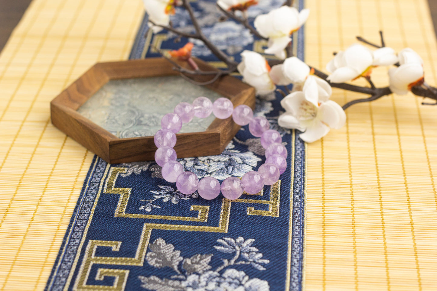 <You's jewelry>Exclusive customized lavender amethyst bracelet (12+)