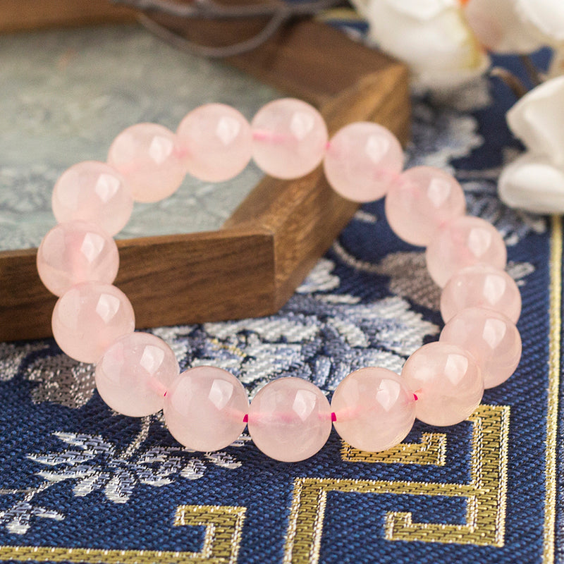 <You's jewelry>Exclusive customized Rose Quartz l bracelet (12+)