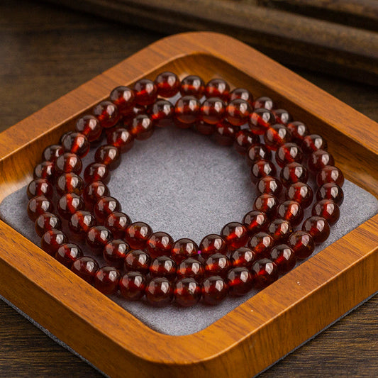 <You's jewelry>Exclusive customized garnet bracelet（6+）