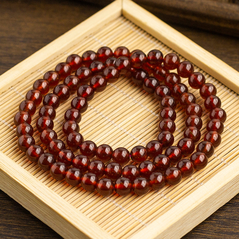 <You's jewelry>Exclusive customized garnet bracelet（6+）