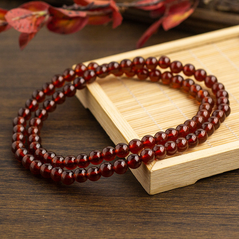 <You's jewelry>Exclusive customized garnet bracelet（6+）