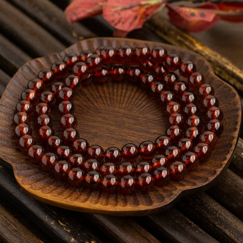 <You's jewelry>Exclusive customized garnet bracelet（6+）