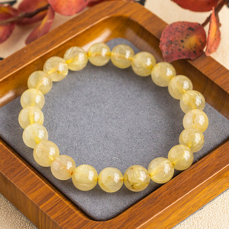 <You's jewelry>Exclusive customized Gold Titanium crystalbracelet（9+）