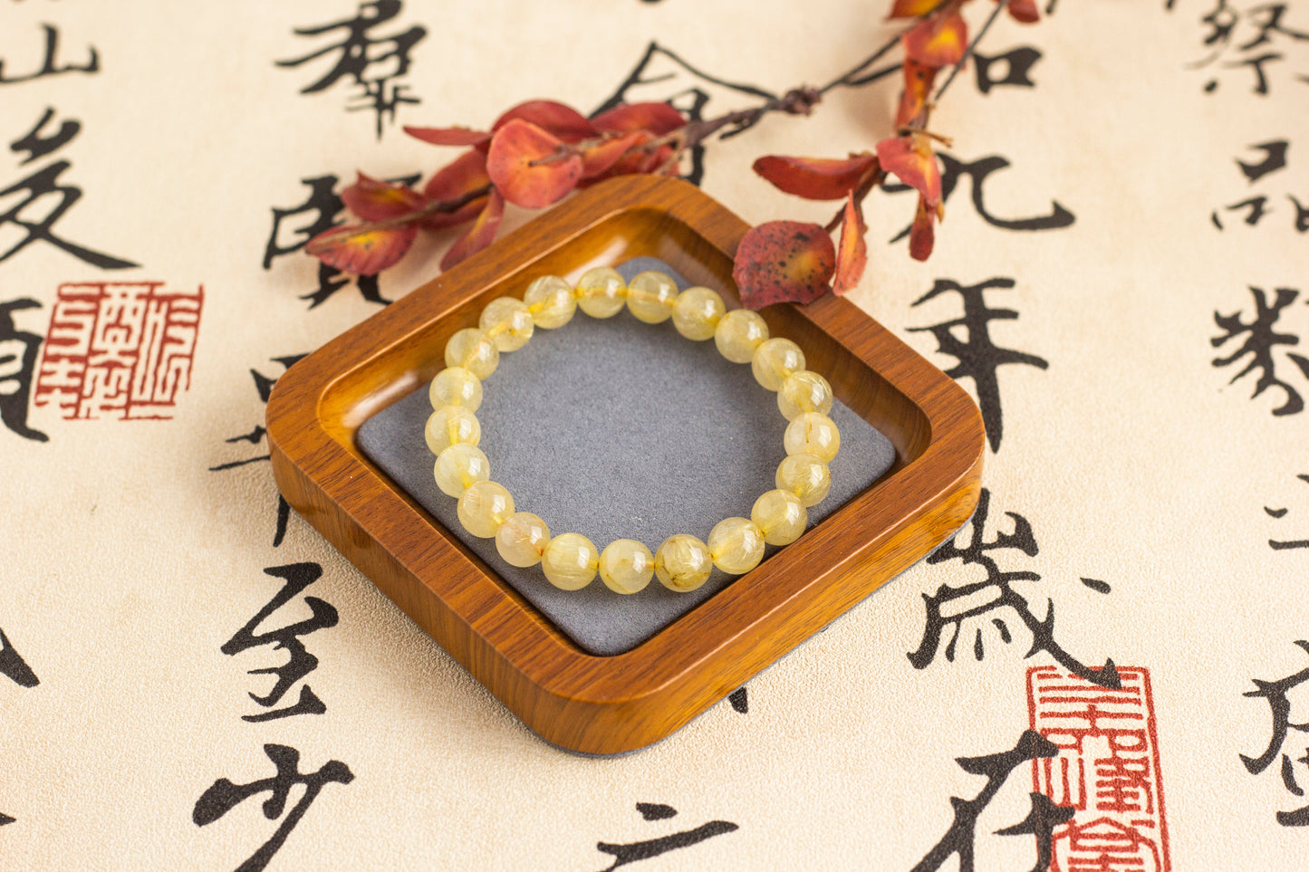 <You's jewelry>Exclusive customized Gold Titanium crystalbracelet（9+）