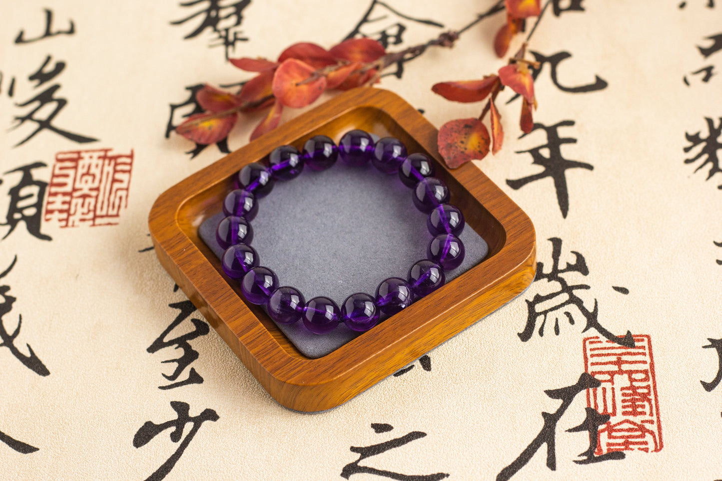 <You's jewelry>Exclusive customized amethyst bracelet (12+)