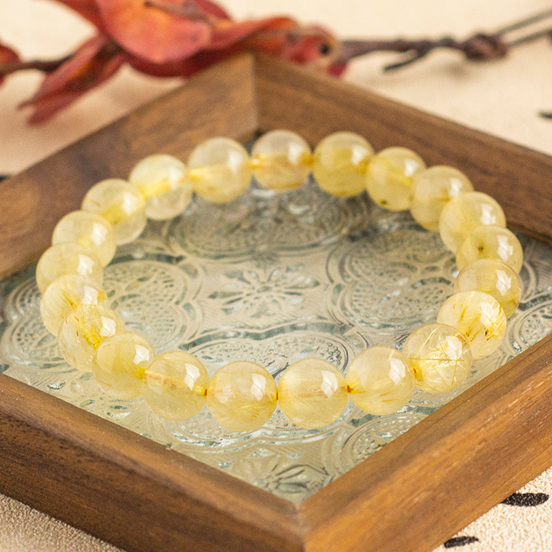 <You's jewelry>Exclusive customized Gold Titanium crystalbracelet（9+）