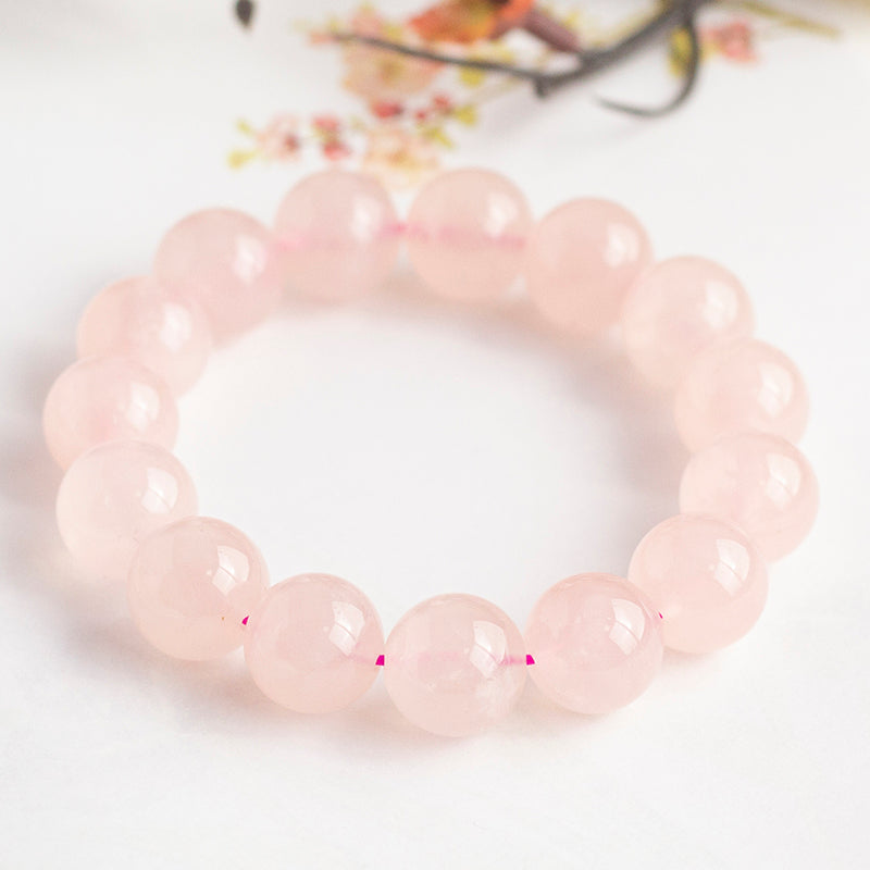 <You's jewelry>Exclusive customized rose quartz bracelet(14+)