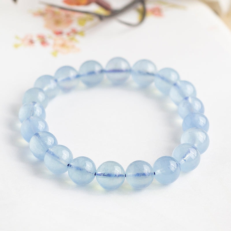 <You's jewelry>Exclusive customized aquamarine bracelet（9+）