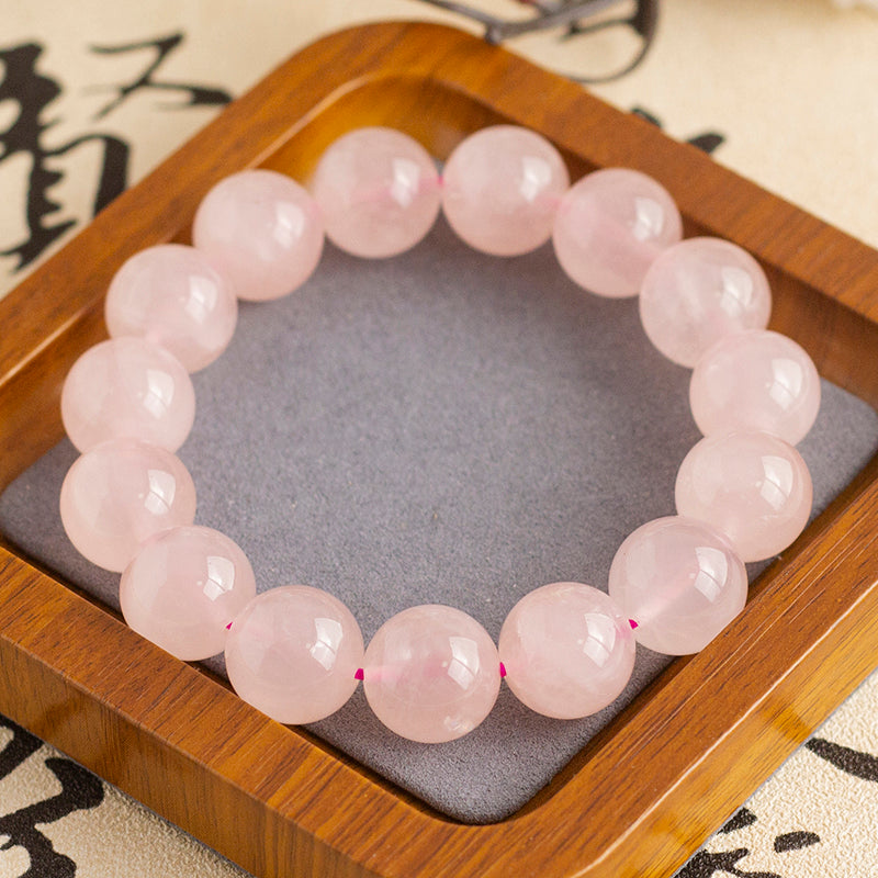 <You's jewelry>Exclusive customized rose quartz bracelet(14+)