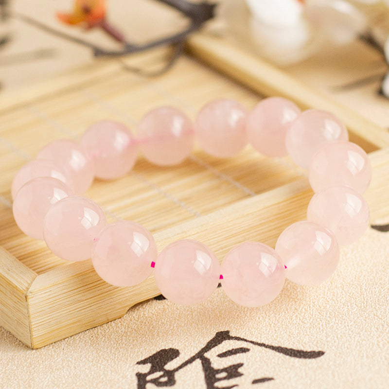 <You's jewelry>Exclusive customized rose quartz bracelet(14+)