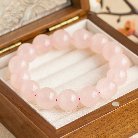 <You's jewelry>Exclusive customized rose quartz bracelet(14+)