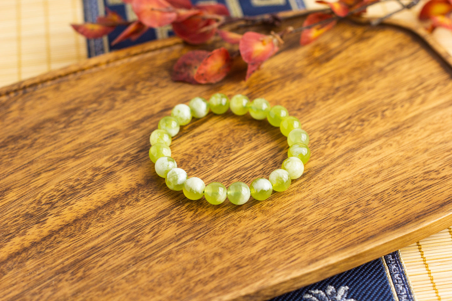 <You's jewelry>Exclusively customized green milk cap bracelets（9+）