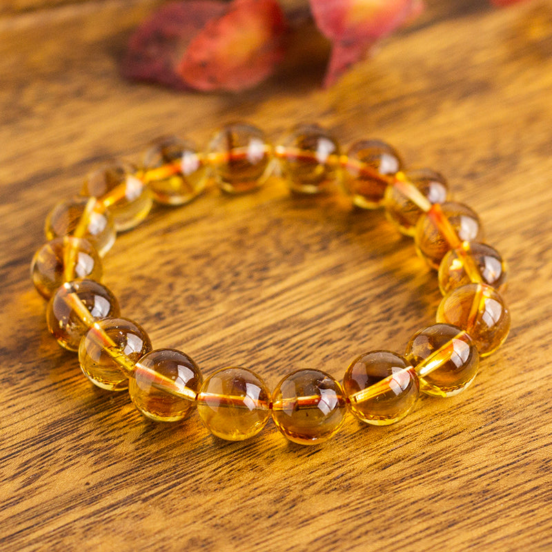 <You's jewelry>Exclusive customized yellow pagoda crystal bracelet（11+）