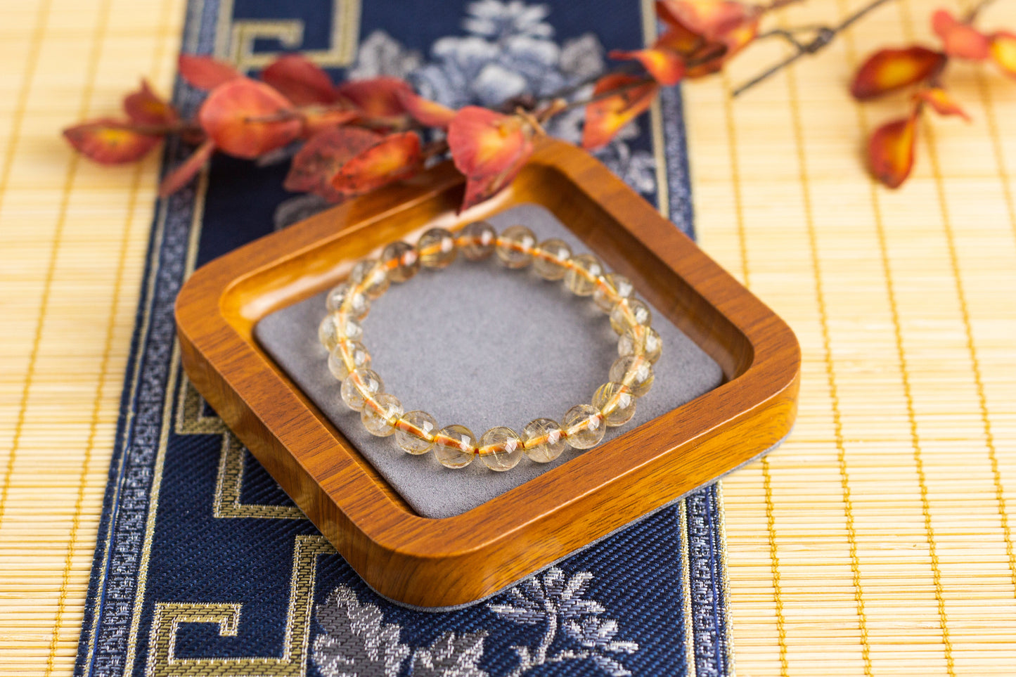 <You's jewelry>Exclusive customized Gold Titanium crystalbracelet（8+）