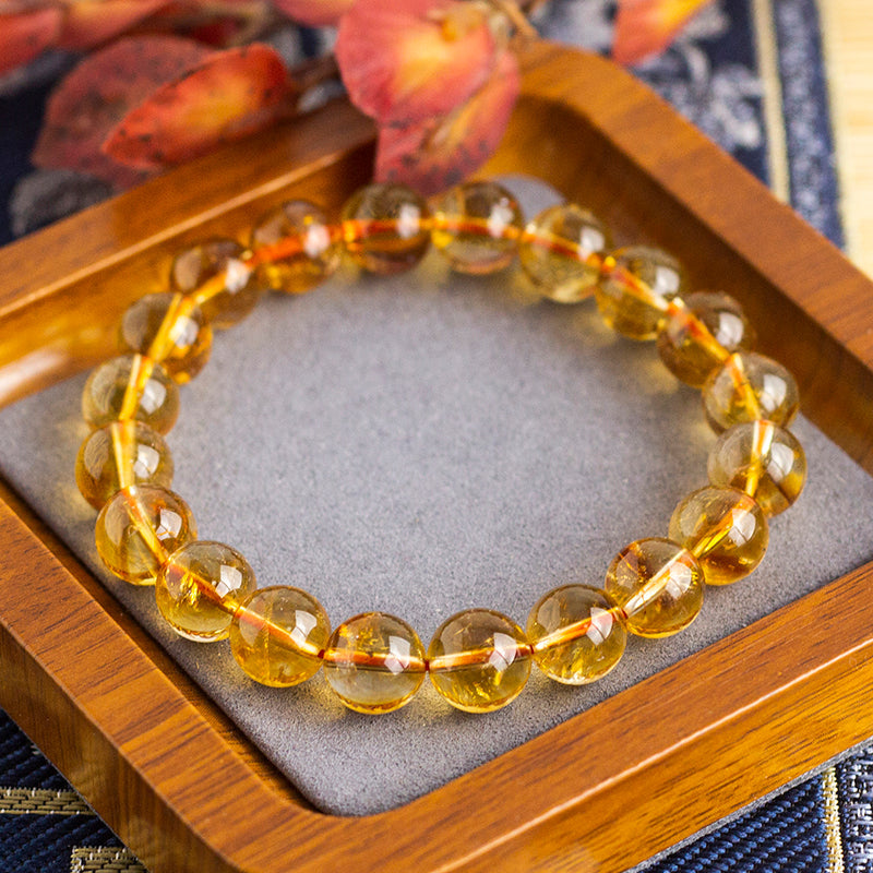 <You's jewelry>Exclusive customized yellow pagoda crystal bracelet（10+）